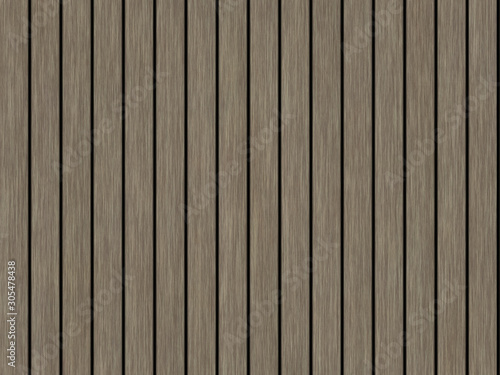 Wood texture background pattern. Dark hardwood planks surface of wooden board floor wall fence. Abstract timber decorative illustration.