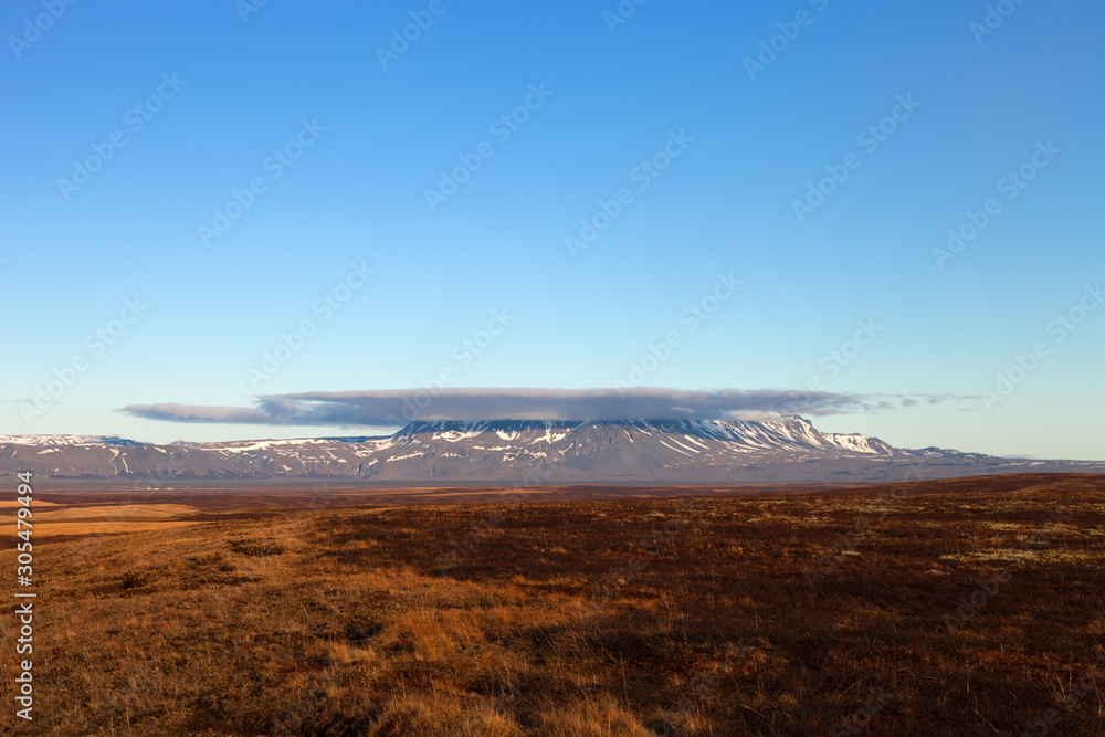 Incredible clouds on a dramatic landscape of Iceland