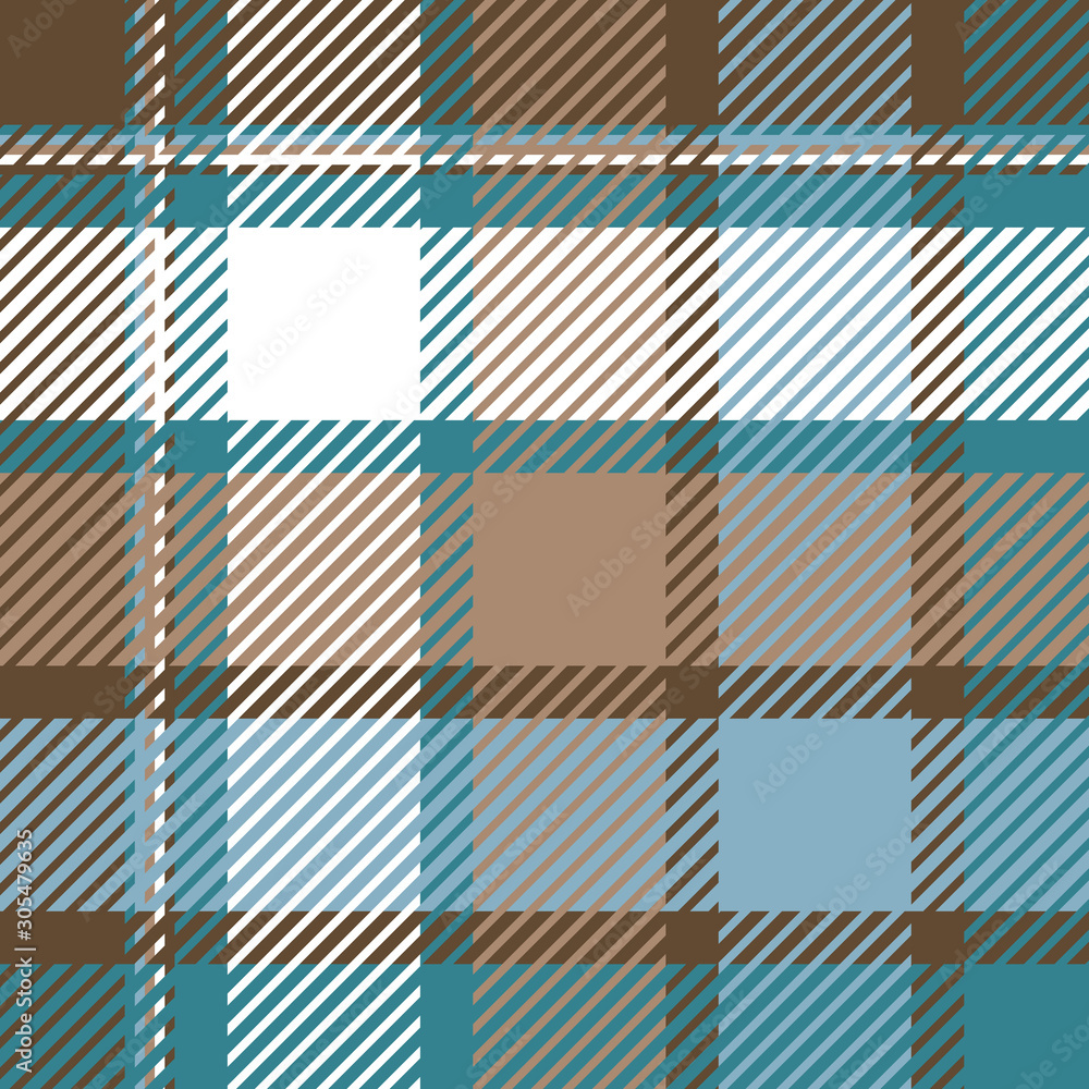 Plaid or tartan vector is background or texture in many color Plaid or tartan vector is background or texture in many color