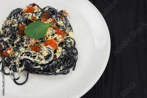 Black pasta with cuttlefish...