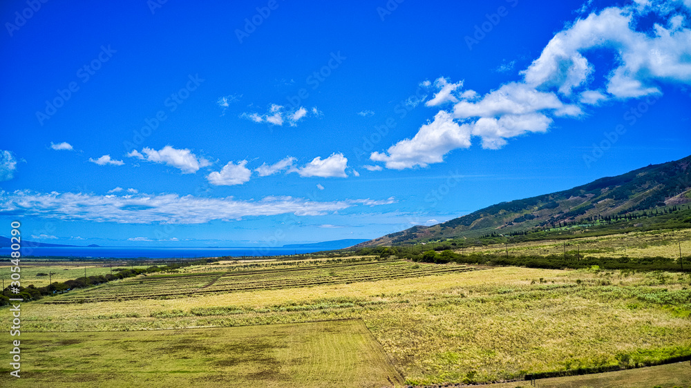 Hawaii, Sunset, Island, landscapes 