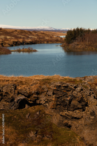 Fototapeta Naklejka Na Ścianę i Meble -  Empty dramatic landscape of Iceland