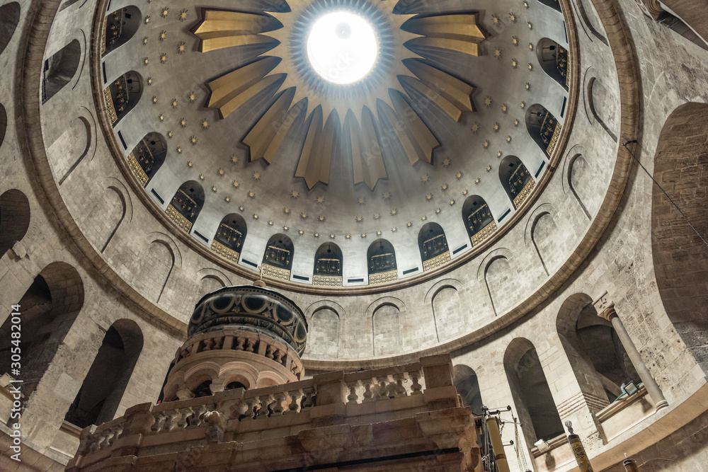  The Church of the Holy Sepulchre is the greatest Christian shrine in the world in the Christian Quarter of the Old City of Jerusalem