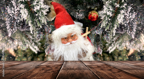 Christmas holiday table. Em...