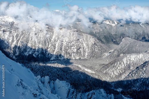 Austria, Salzburg State, Duernbachhorn, Heutal in winter photo