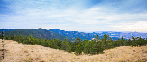  Panoramic View of the Mountain Natural Landscape