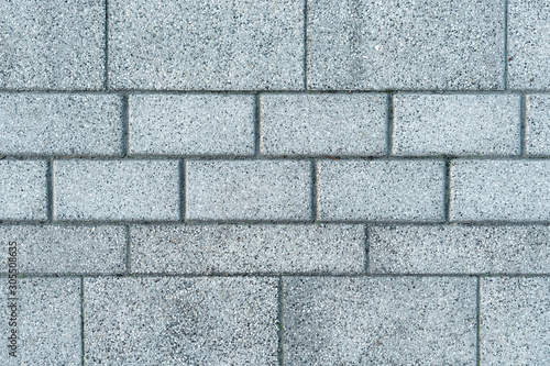 Wallpaper Mural Texture of gray road concrete tiles. Background of sidewalk made of stone. Pavement of horizontal tiles. Torontodigital.ca