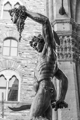 Perseus, a masterpiece in bronze by Benvenuto Cellini