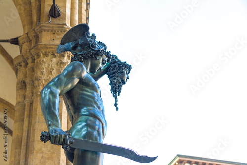 Perseus, a masterpiece in bronze by Benvenuto Cellini