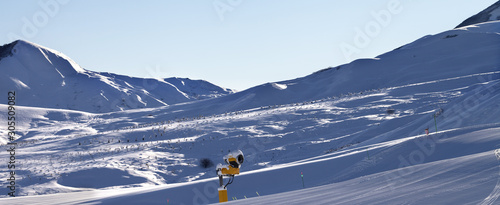 Ski resort at early morning © BSANI