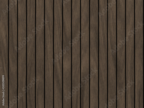 Wood texture background pattern. Dark hardwood planks surface of wooden board floor wall fence. Abstract timber decorative illustration.