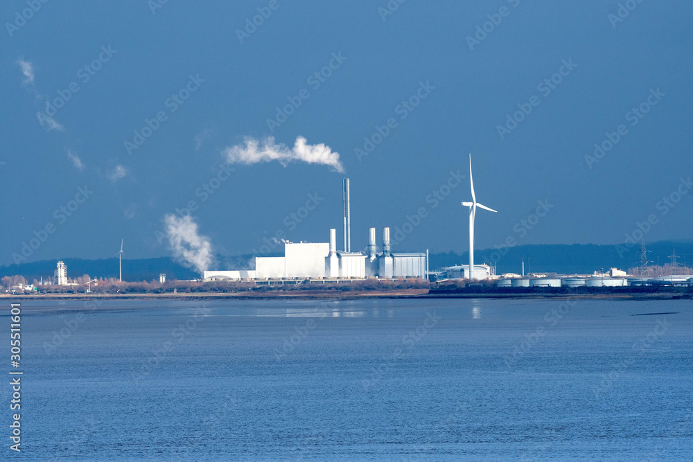 A Power Station full burn and dormant