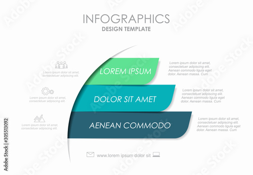 Infographic design template with place for your data. Vector illustration.