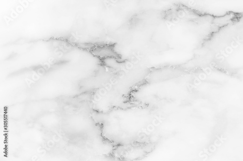 White marble texture with natural pattern for background or design art work or cover book or brochure, poster, wallpaper background and realistic business. © Tondone