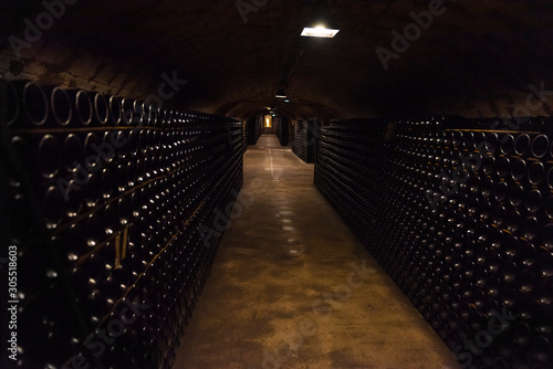 Very old winecellar in France Champagne, Reims, Epernay