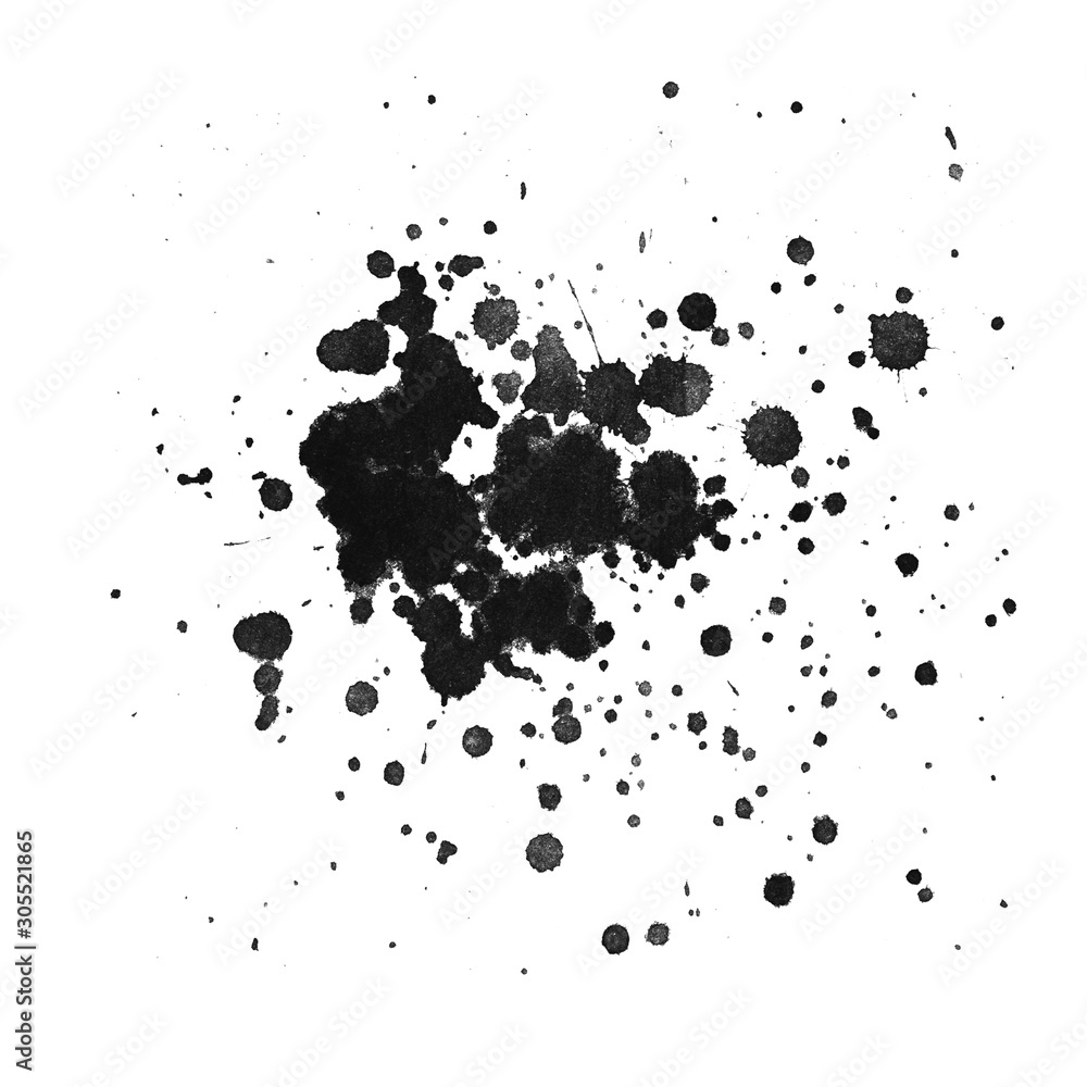 Ink stains. Ink with water. Watercolor stains. Ink stains. Ink with water. Watercolor stains.