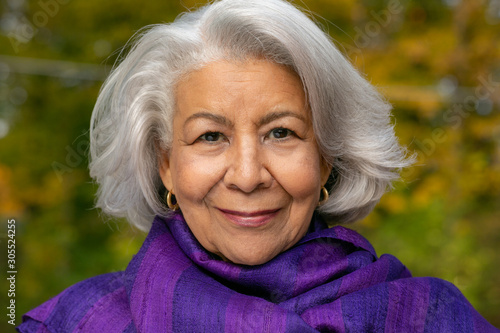 portrait of senior woman