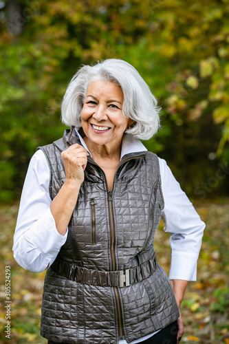 portrait of senior woman