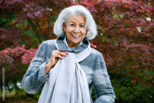 portrait of senior woman