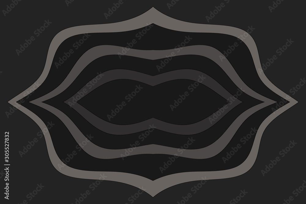 Fototapeta premium Abstract background with curved lines. Pattern backdrop for landing pages.