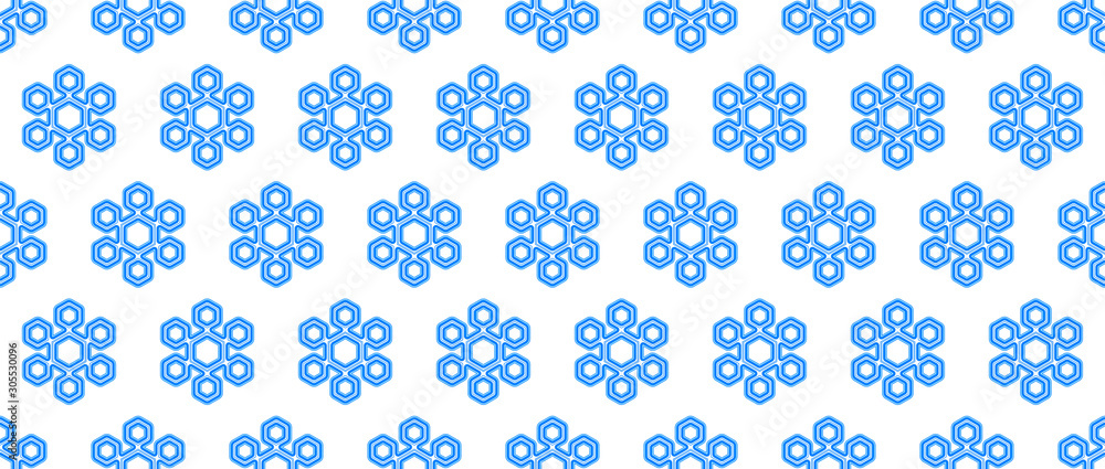 Snowflakes seamless pattern Snowflakes seamless pattern