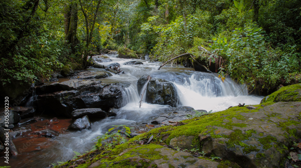 Río y roca