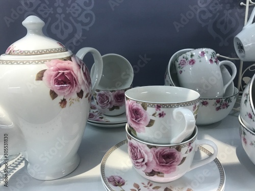 cup of tea and teapot