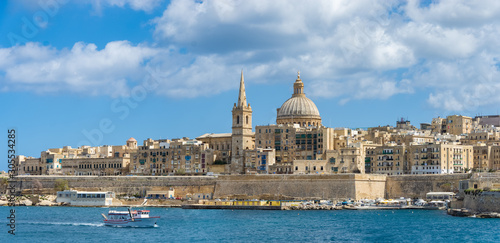 The City walls of Valletta, Malta 