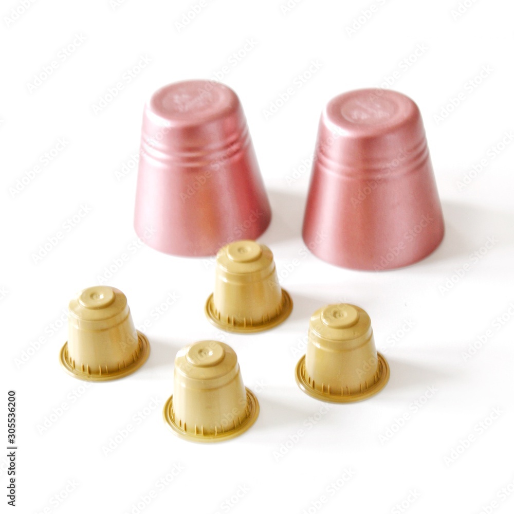 row of bottles isolated on white background row of bottles isolated on white background