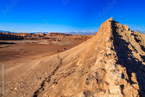 Moon valley / valle de la luna in the Atacama desert, Chile