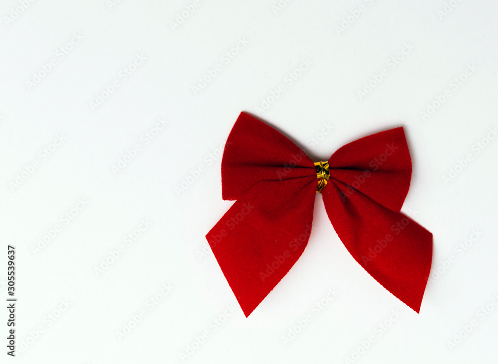 red bow on white background red bow on white background