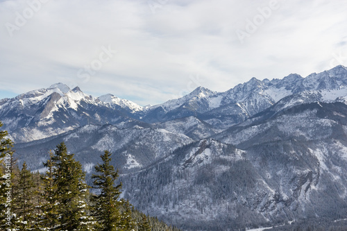 Winter mountain landscape