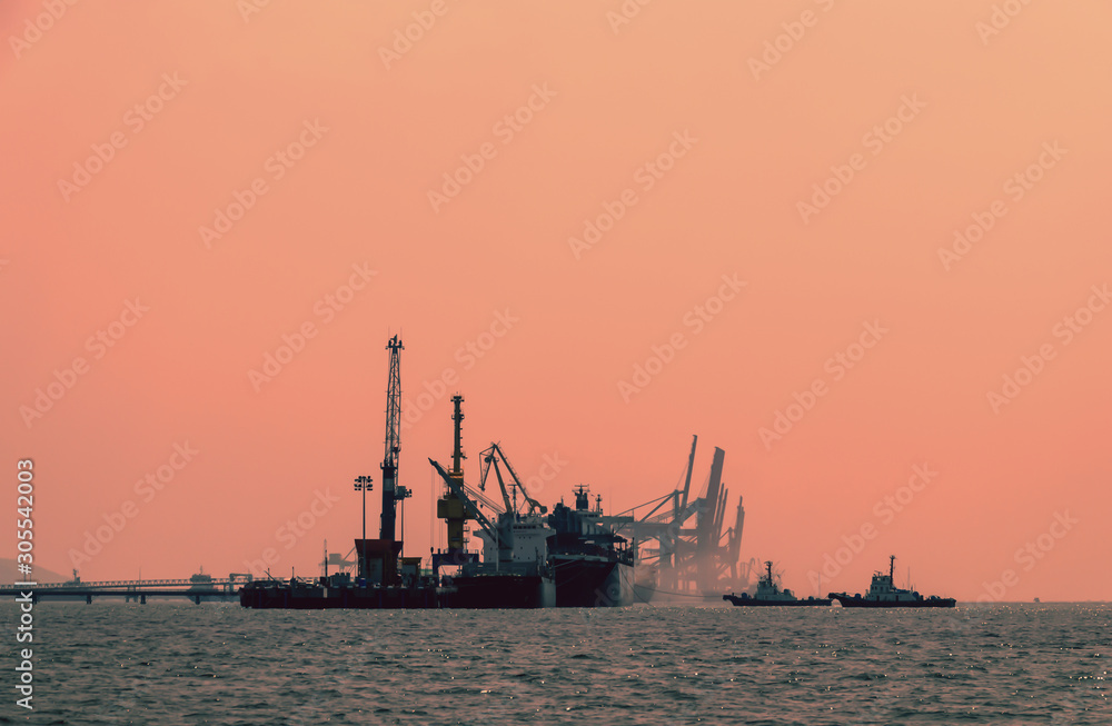 ship at sunset ship at sunset