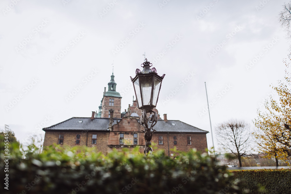 medieval castle lamp