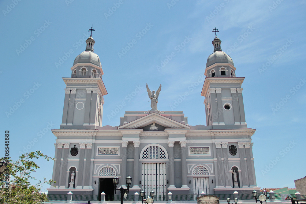 The cathedral of Nuestra Senora de la Asuncion, in Santiago de Cuba, Cuba