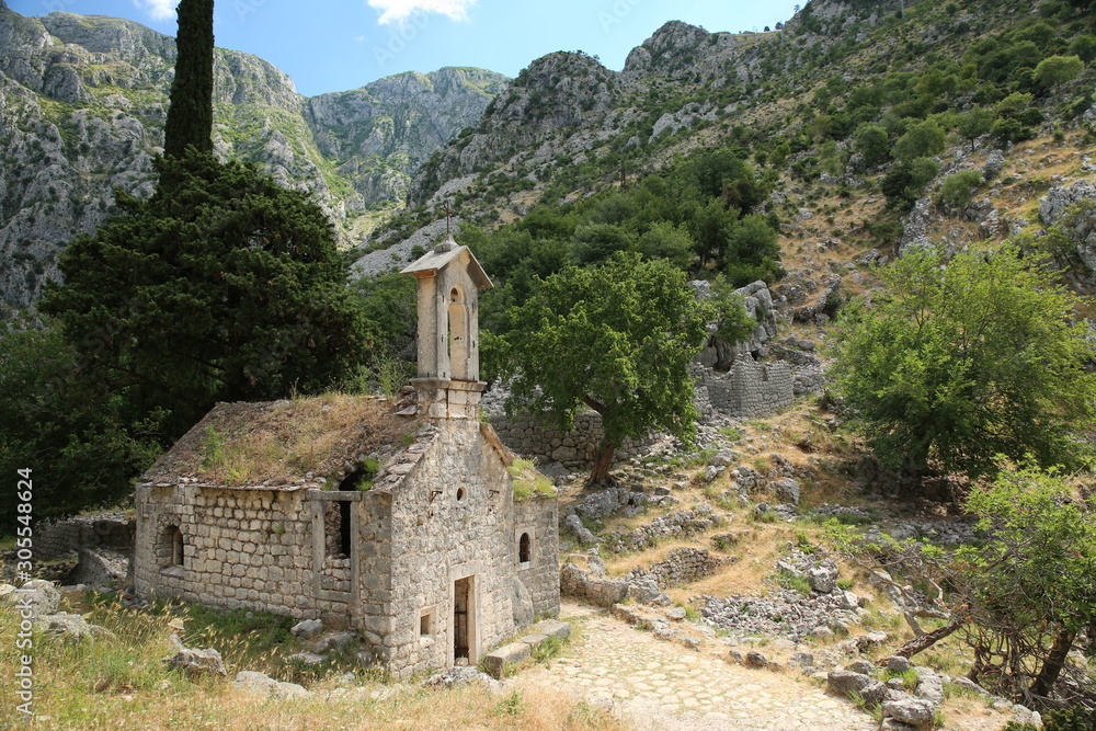 Church in the Mountains of Kotor Church in the Mountains of Kotor