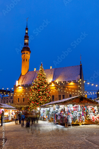 Christmas market in Tallinn, Estonia