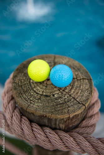 Mini Golf Balls and Clubs