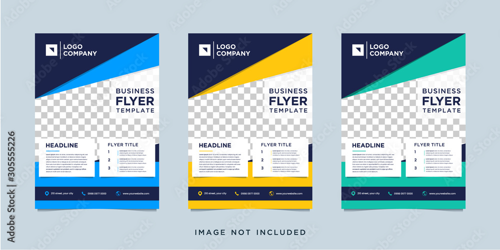 Business flyer template modern design Business flyer template modern design