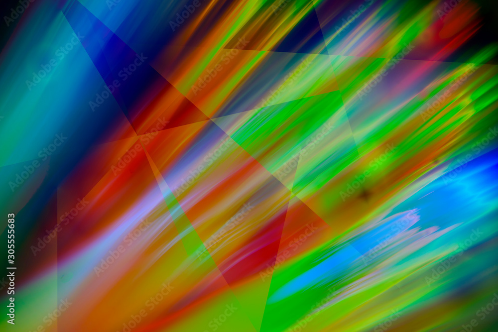 Colorful background made of color gradient tools and reflections