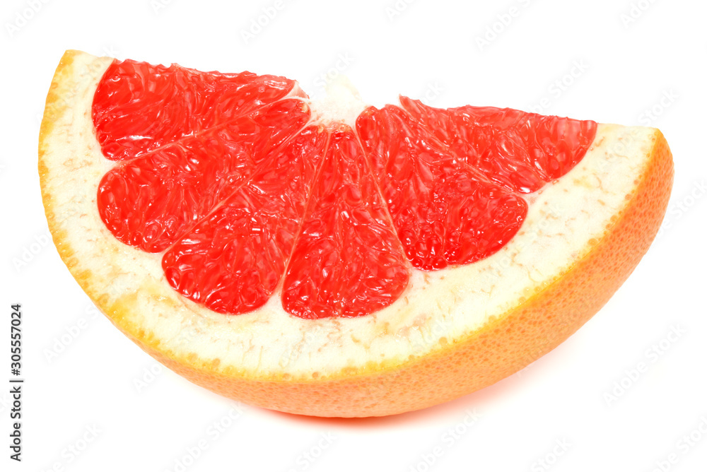 healthy food. sliced grapefruit isolated on white background healthy food. sliced grapefruit isolated on white background