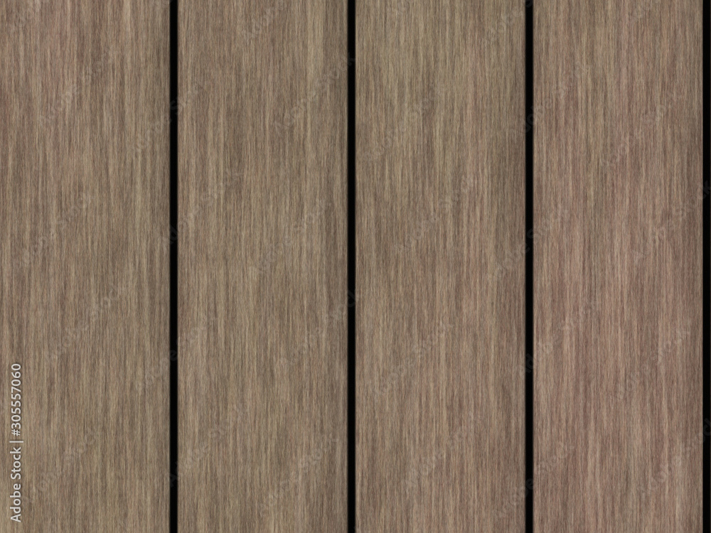 Naklejka premium Wood texture background pattern. Dark hardwood planks surface of wooden board floor wall fence. Abstract timber decorative illustration.