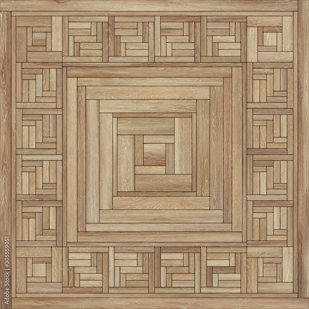 Seamless square tiles wood parquet light brown Seamless square tiles wood parquet light brown