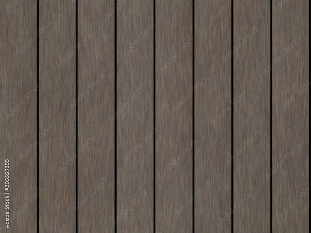 Fototapeta premium Wood texture background pattern. Dark hardwood planks surface of wooden board floor wall fence. Abstract timber decorative illustration.