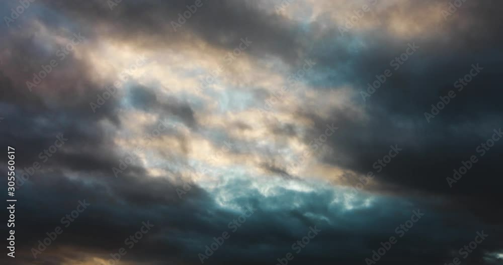 sunset in the mountains with clouds near Málaga, Spain sunset in the mountains with clouds near Málaga, Spain