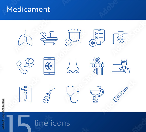 Medicament icons
