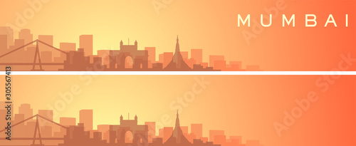 Mumbai Beautiful Skyline Scenery Banner
