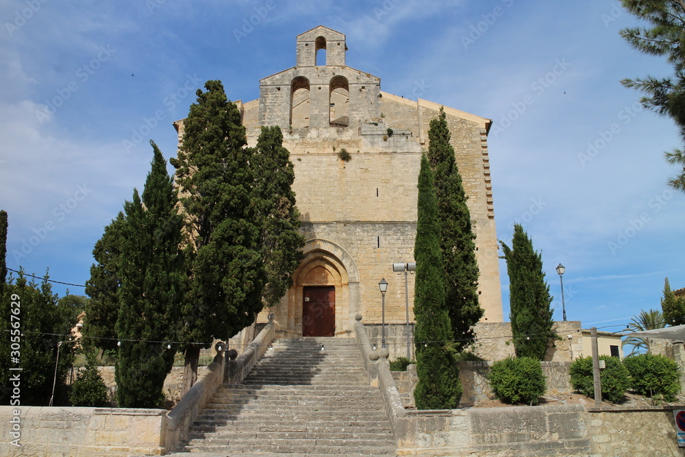 Parish Church of Sant Llorenc, Selva, Mallorca, Spain