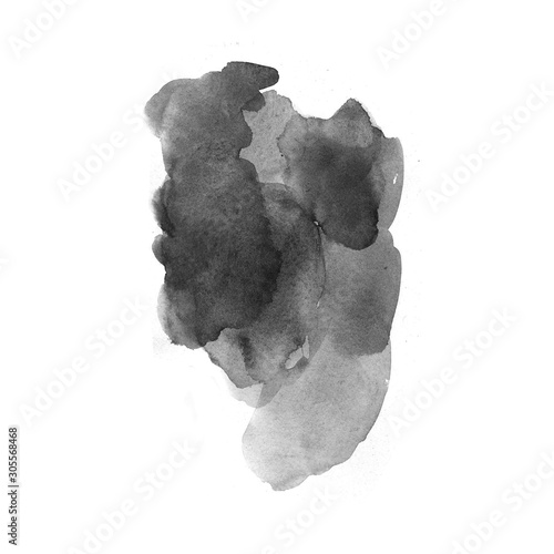 Ink stains. Ink with water. Watercolor stains.