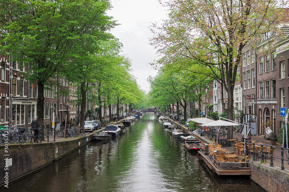 アムステルダムの運河